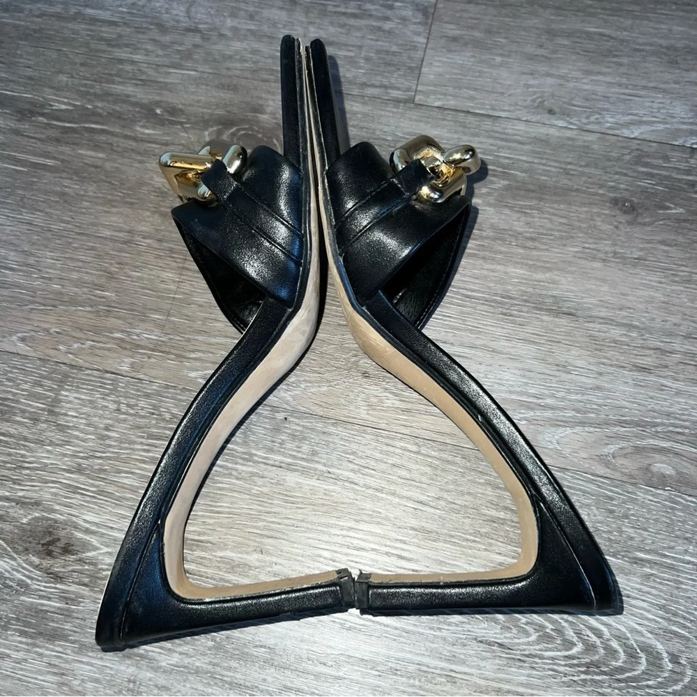 Fashion Nova Faux Leather Chain Heels - Picture 7 of 10